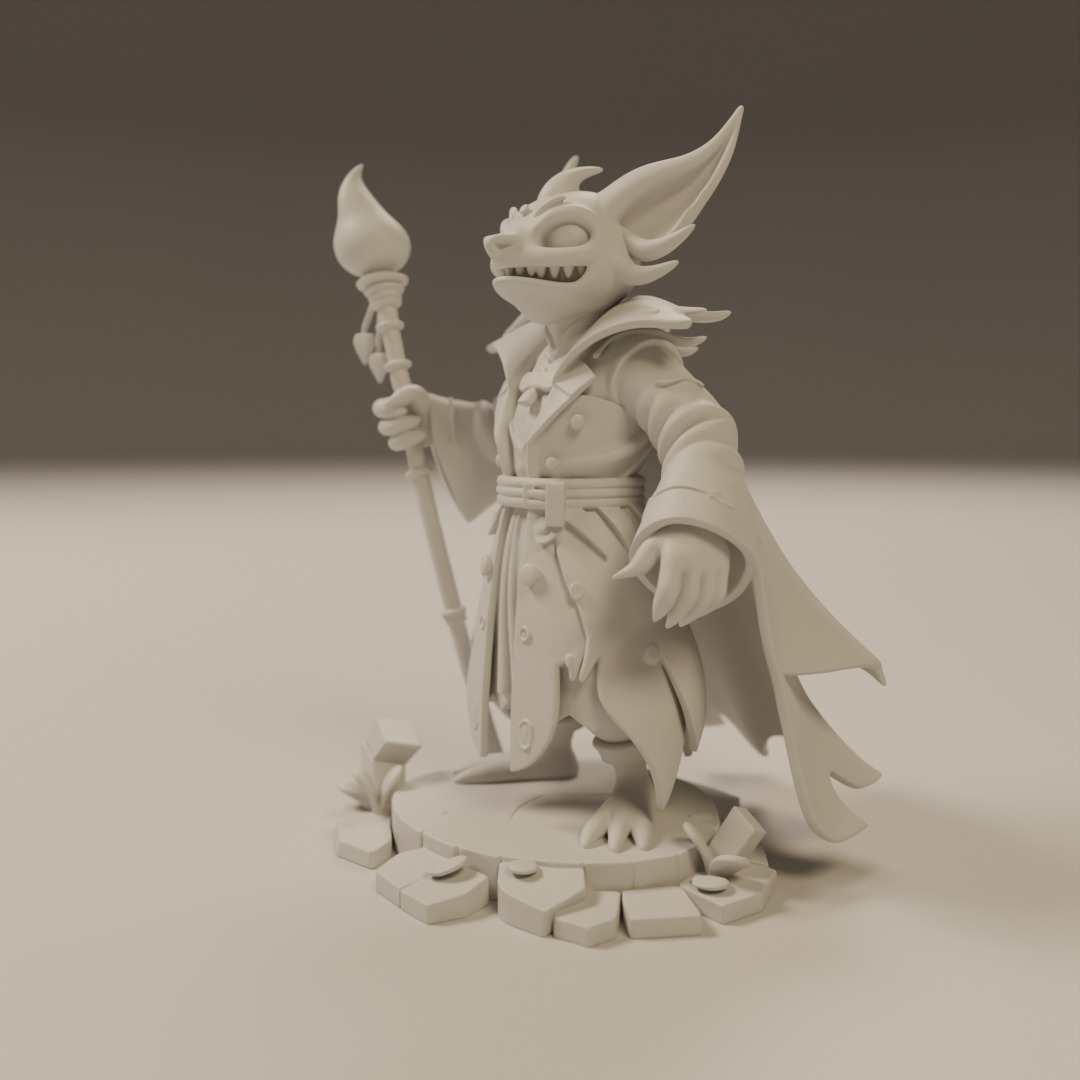 Pyrrux the Mischief Mage 3D print model_5