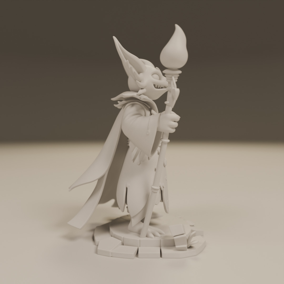 Pyrrux the Mischief Mage 3D print model_1