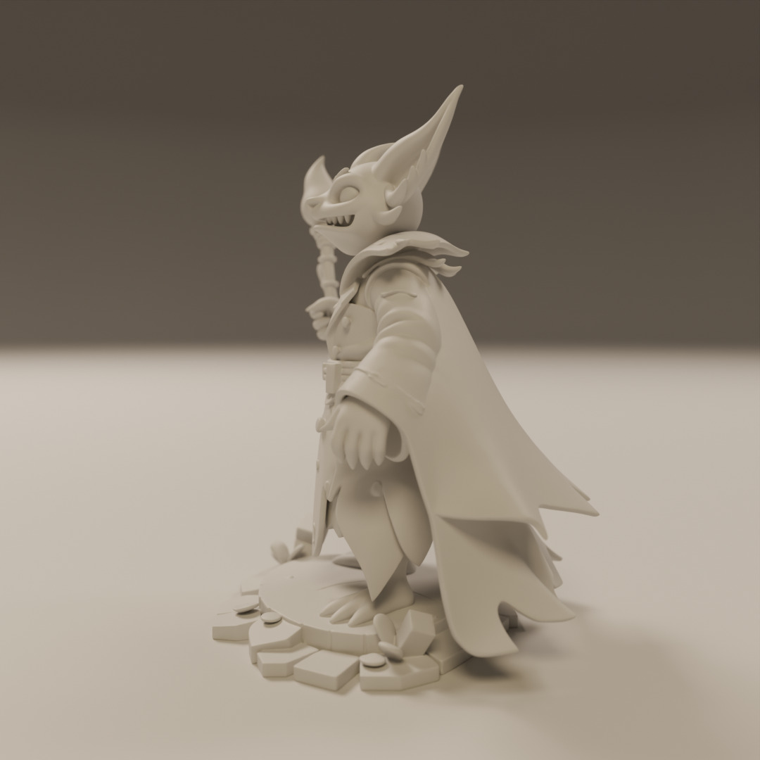 Pyrrux the Mischief Mage 3D print model_2