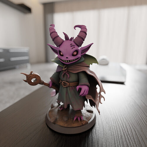 Glimcrag Sorcerer of the Rift 3D print model