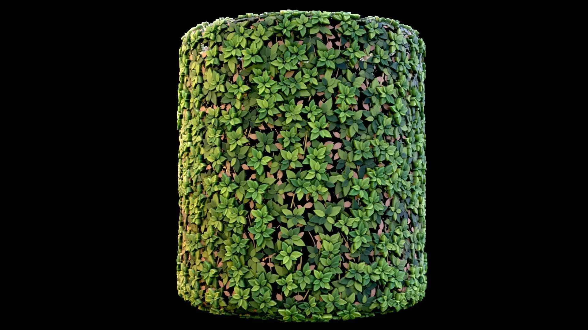 Stylized Bush customizable Substance PBR material and textures Texture