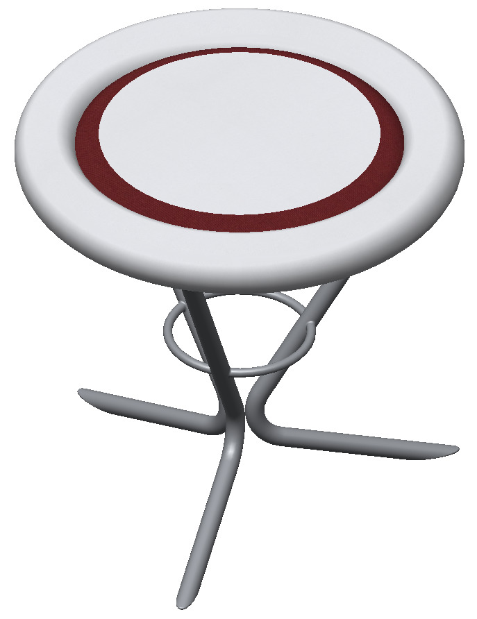 modern stool 2 - armg 3D print model_1