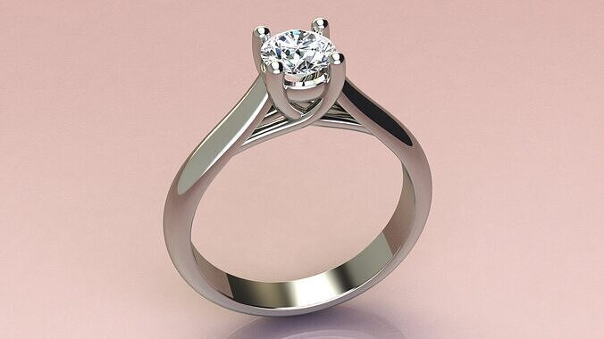 One Diamond Ring  3D print model