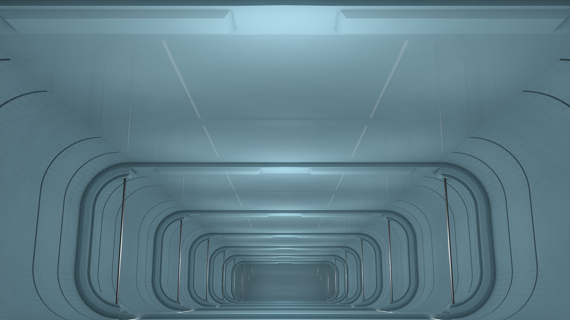 Sci Fi Interior 3D model_2