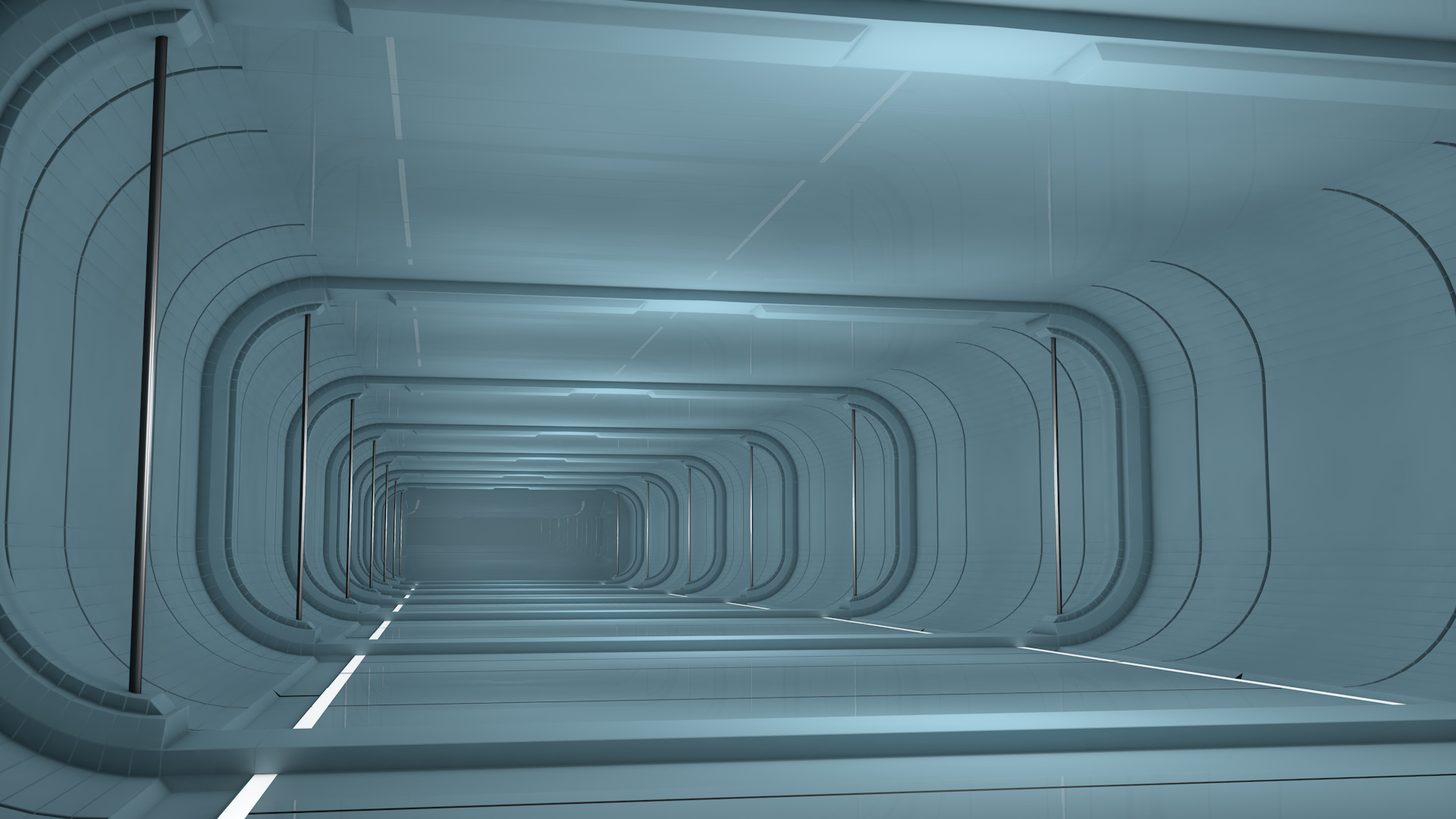 Sci Fi Interior 3D model_4