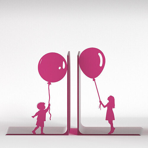 Balloon Kids Bookends 3D print model