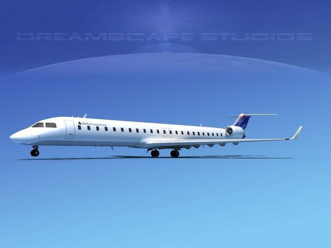 Bombardier CRJ900 Delta Connection 2 3D model