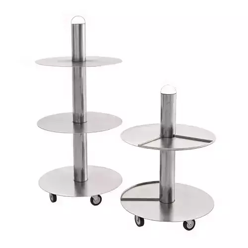 Steel Floor Lamp 3D model