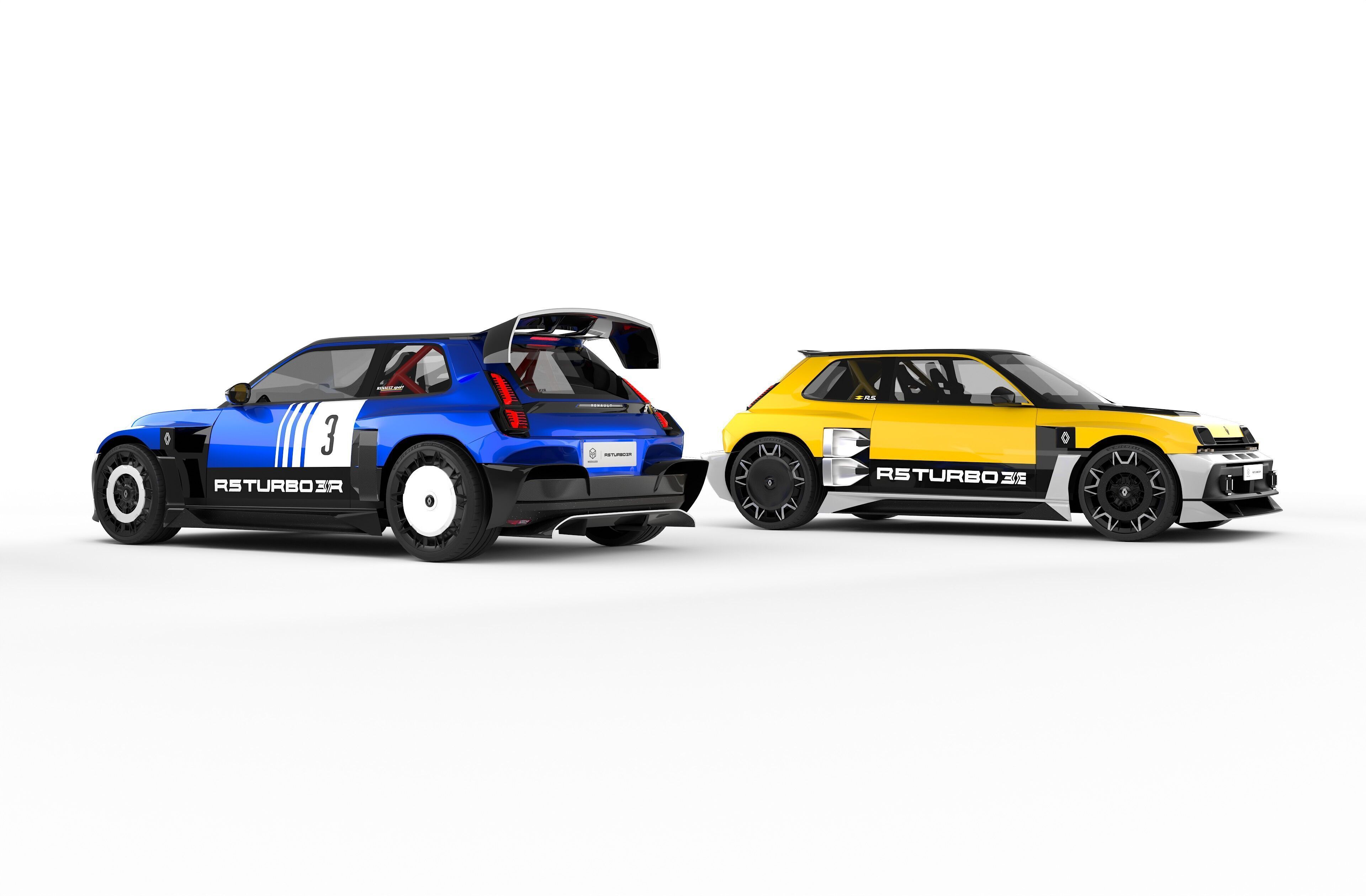 PACK Renault 5 Turbo 3E - Rally Kit 3D model_3