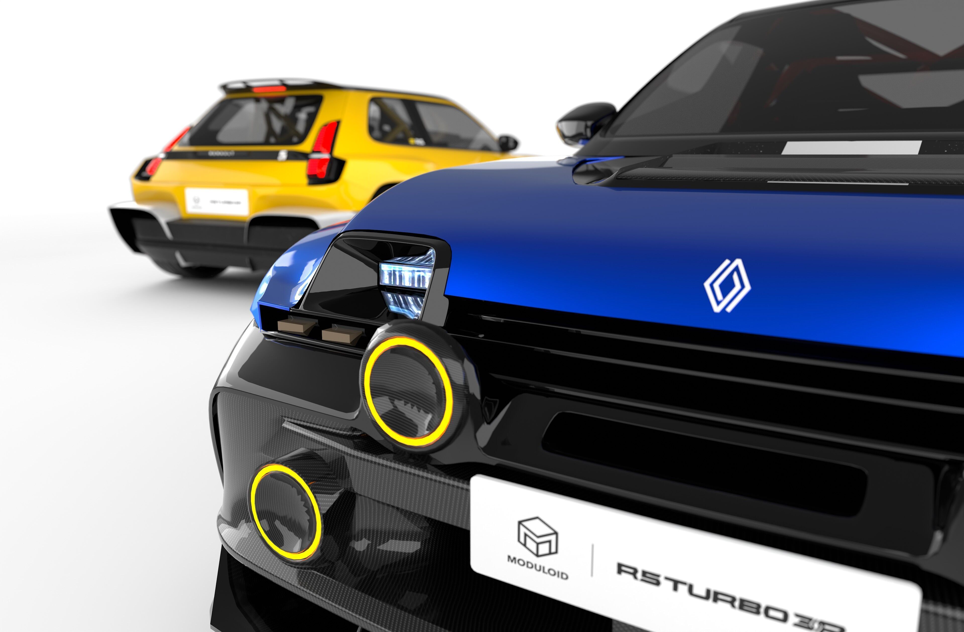 PACK Renault 5 Turbo 3E - Rally Kit 3D model_7
