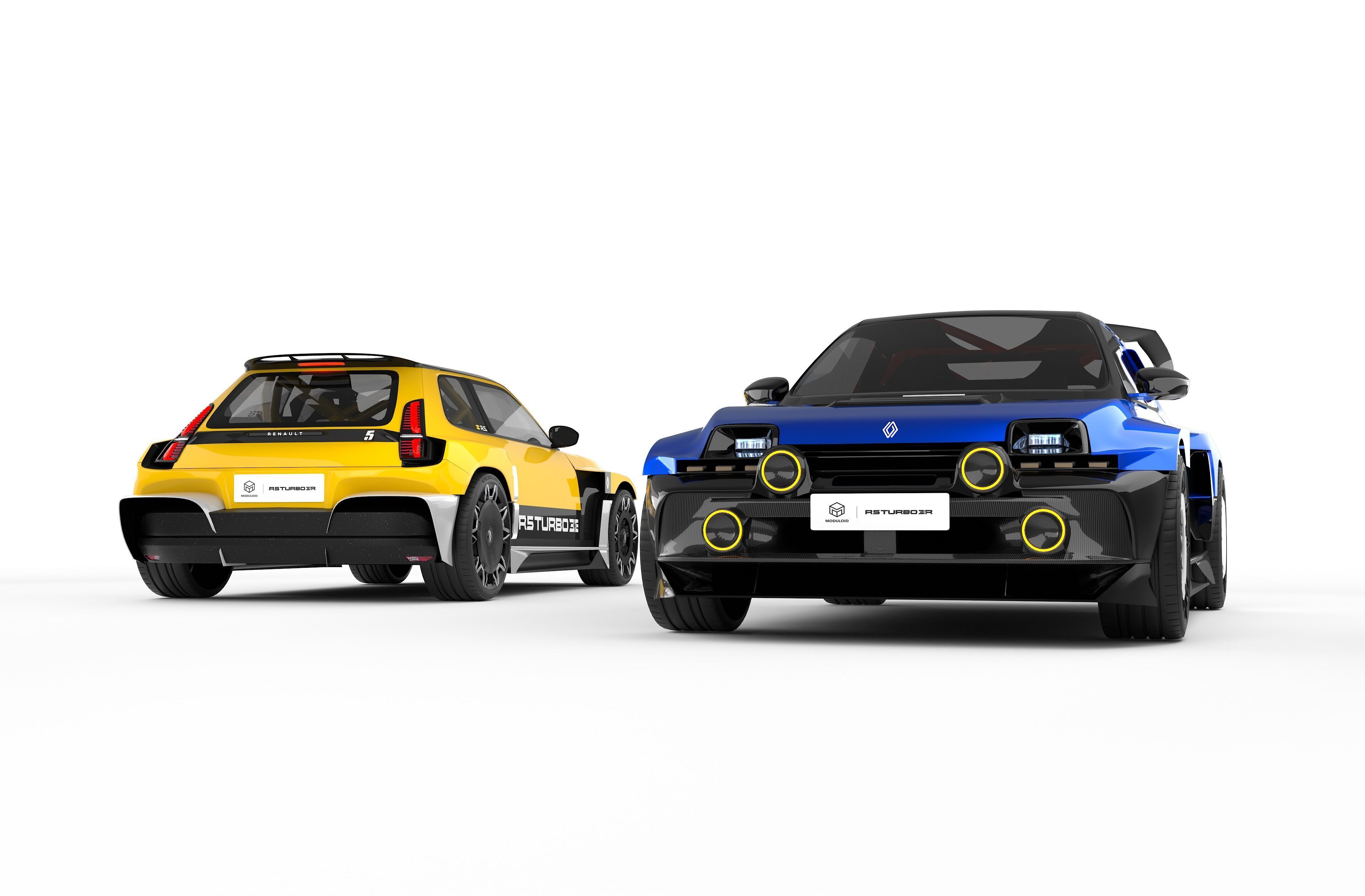 PACK Renault 5 Turbo 3E - Rally Kit 3D model_4