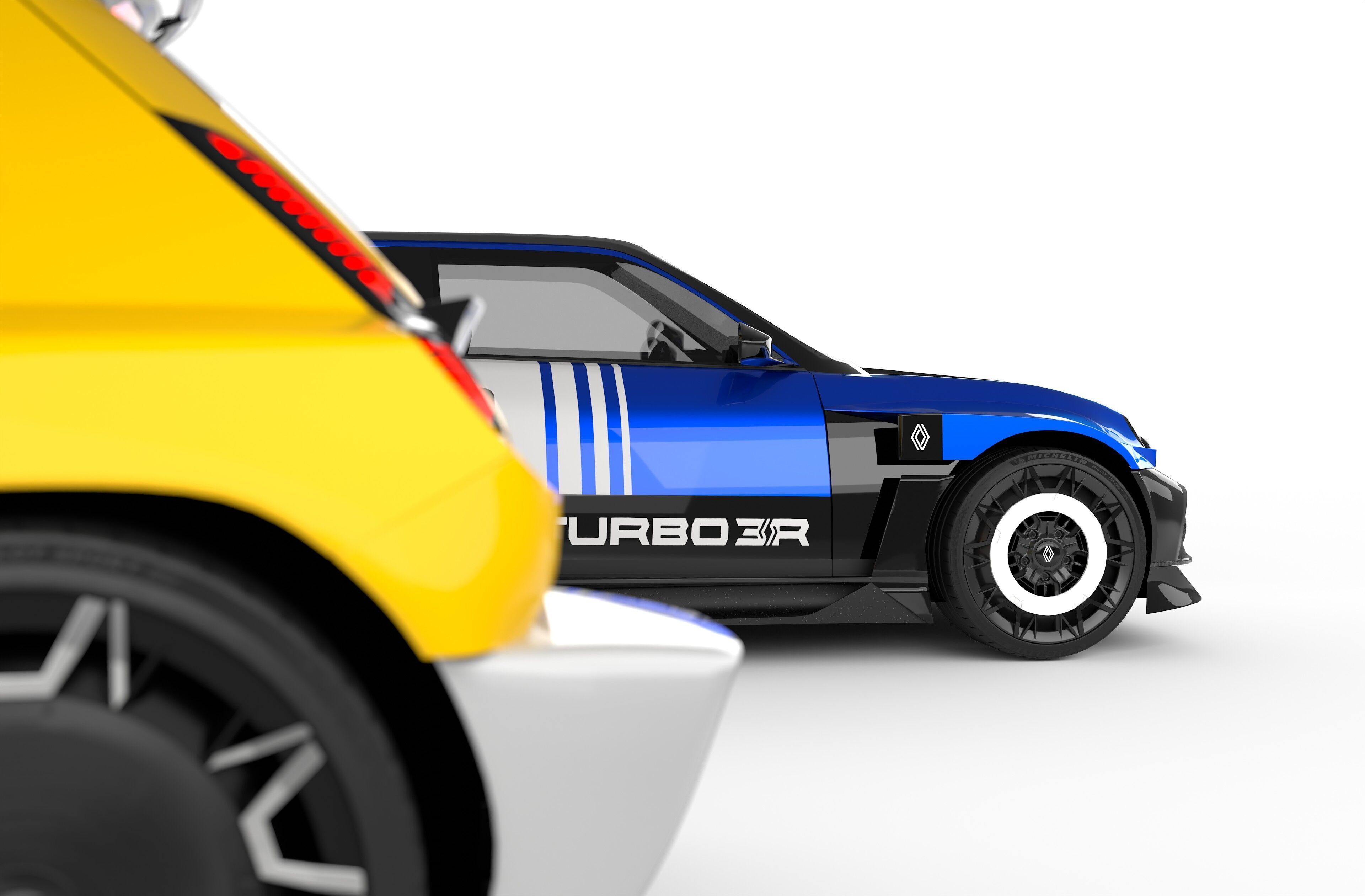 PACK Renault 5 Turbo 3E - Rally Kit 3D model_6