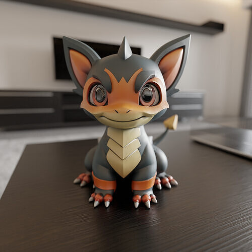 pocket monsters 3D print model
