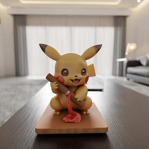 pocket monsters 3D print model