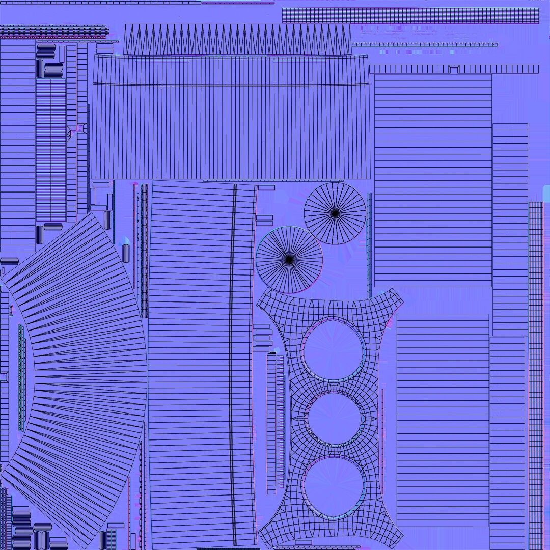 Generic sniper scope  Low-poly 3D model_19