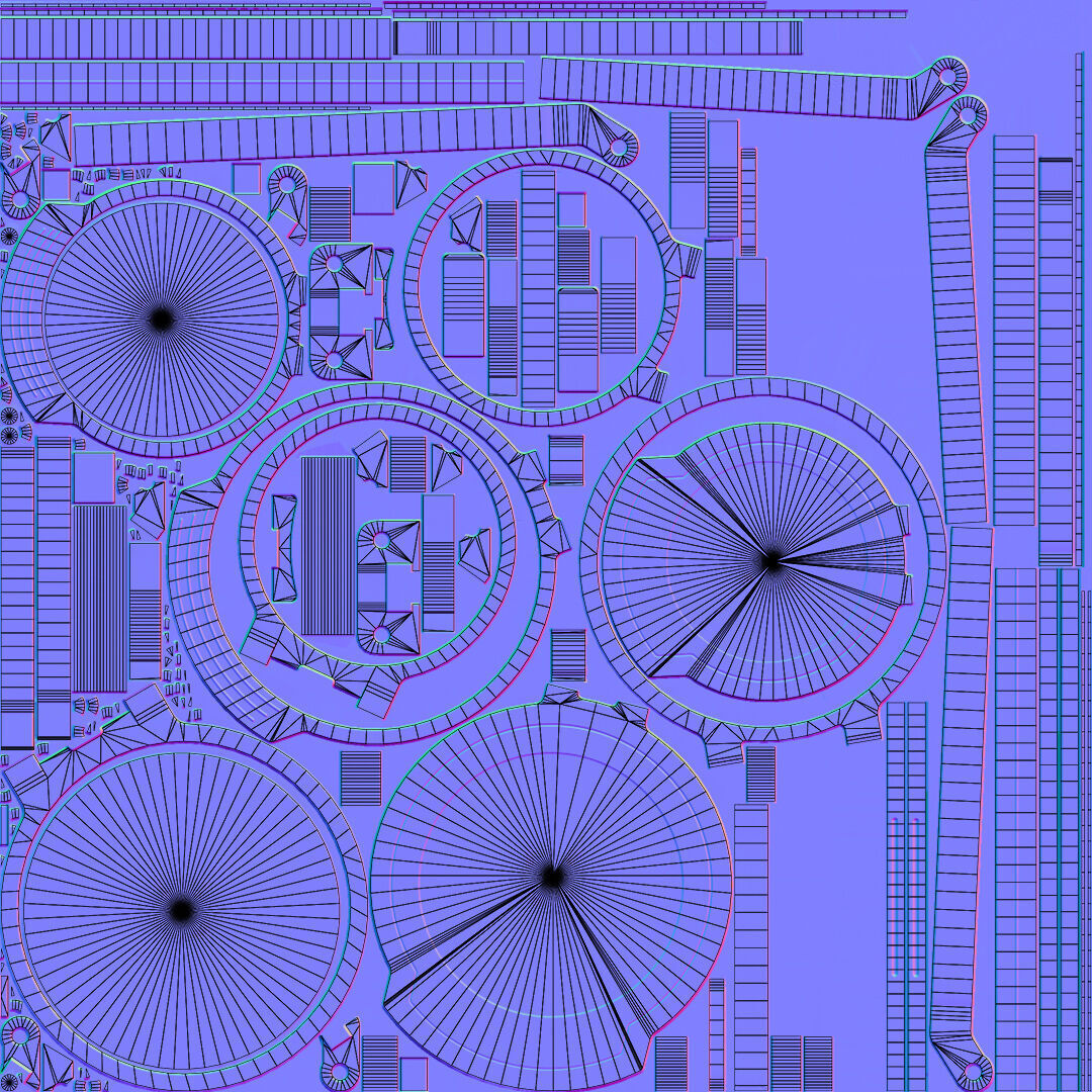Generic sniper scope  Low-poly 3D model_21