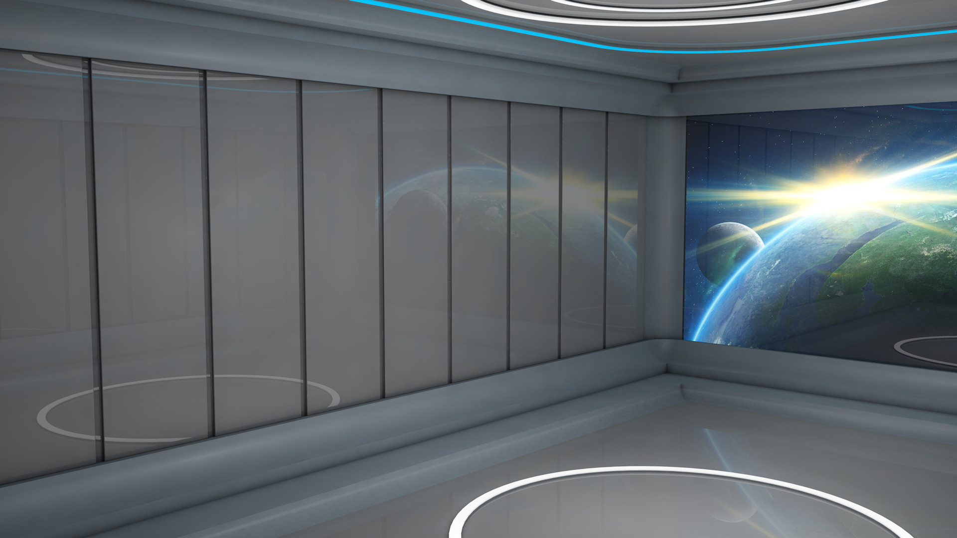 Sci Fi Room 3D model_4