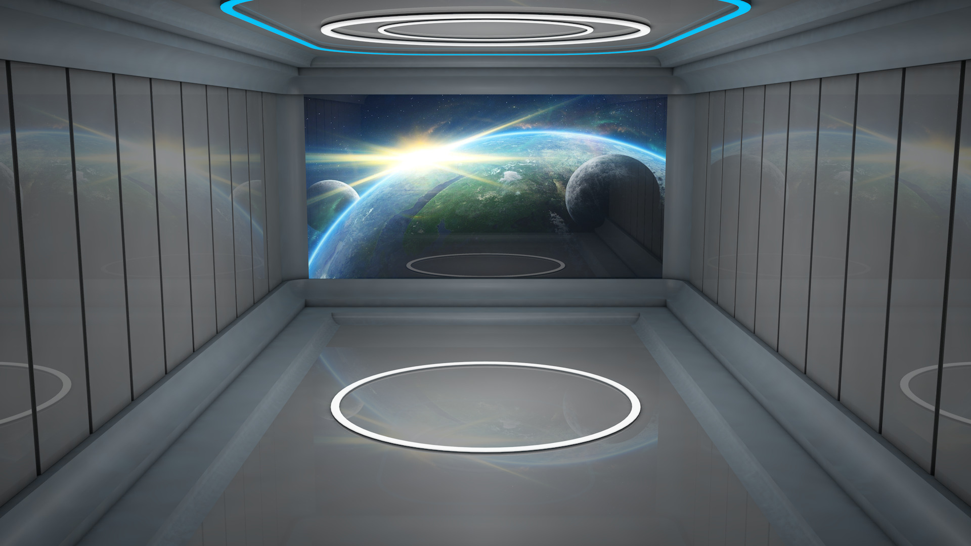 Sci Fi Room 3D model_2