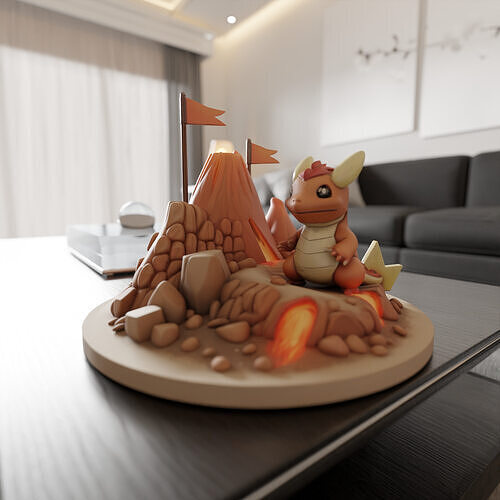pocket monsters 3D print model
