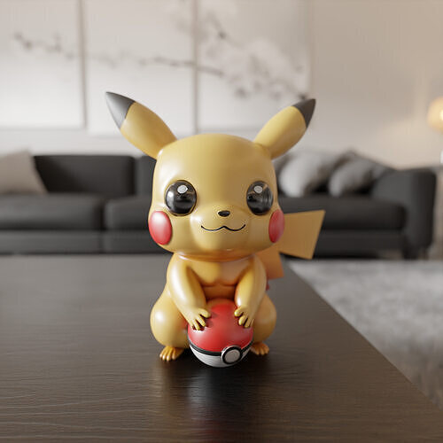 pocket monsters 3D print model
