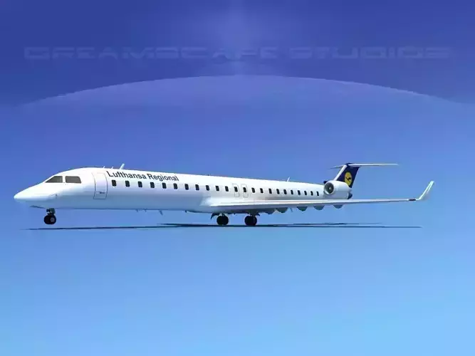 Bombardier CRJ900 Lufthansa Regional 3D model