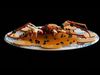 Chinese  food  steamed king crab dish 3D model_1