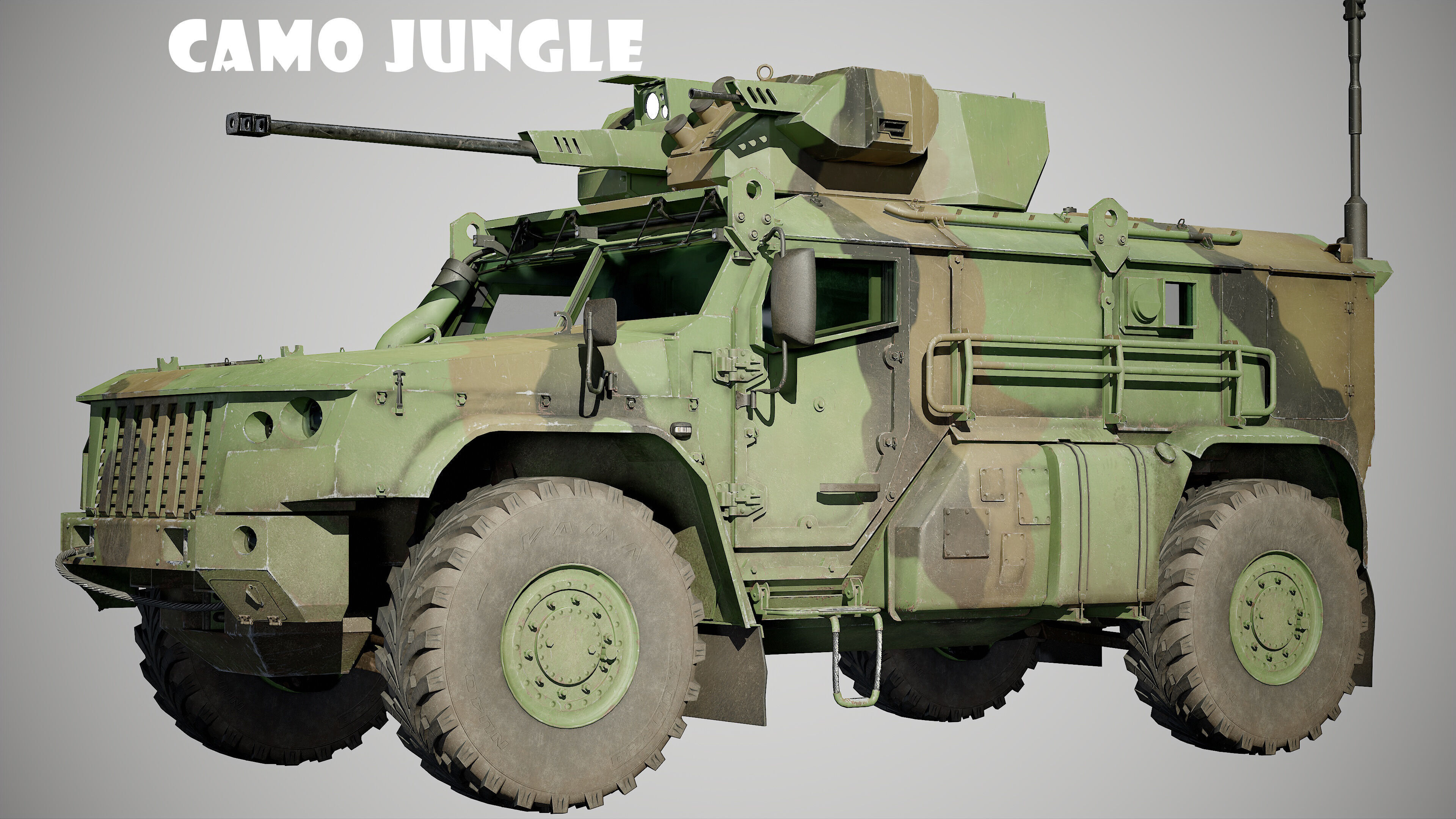 Typhoon VDV Game Ready Model 80K Low-poly 3D model_8