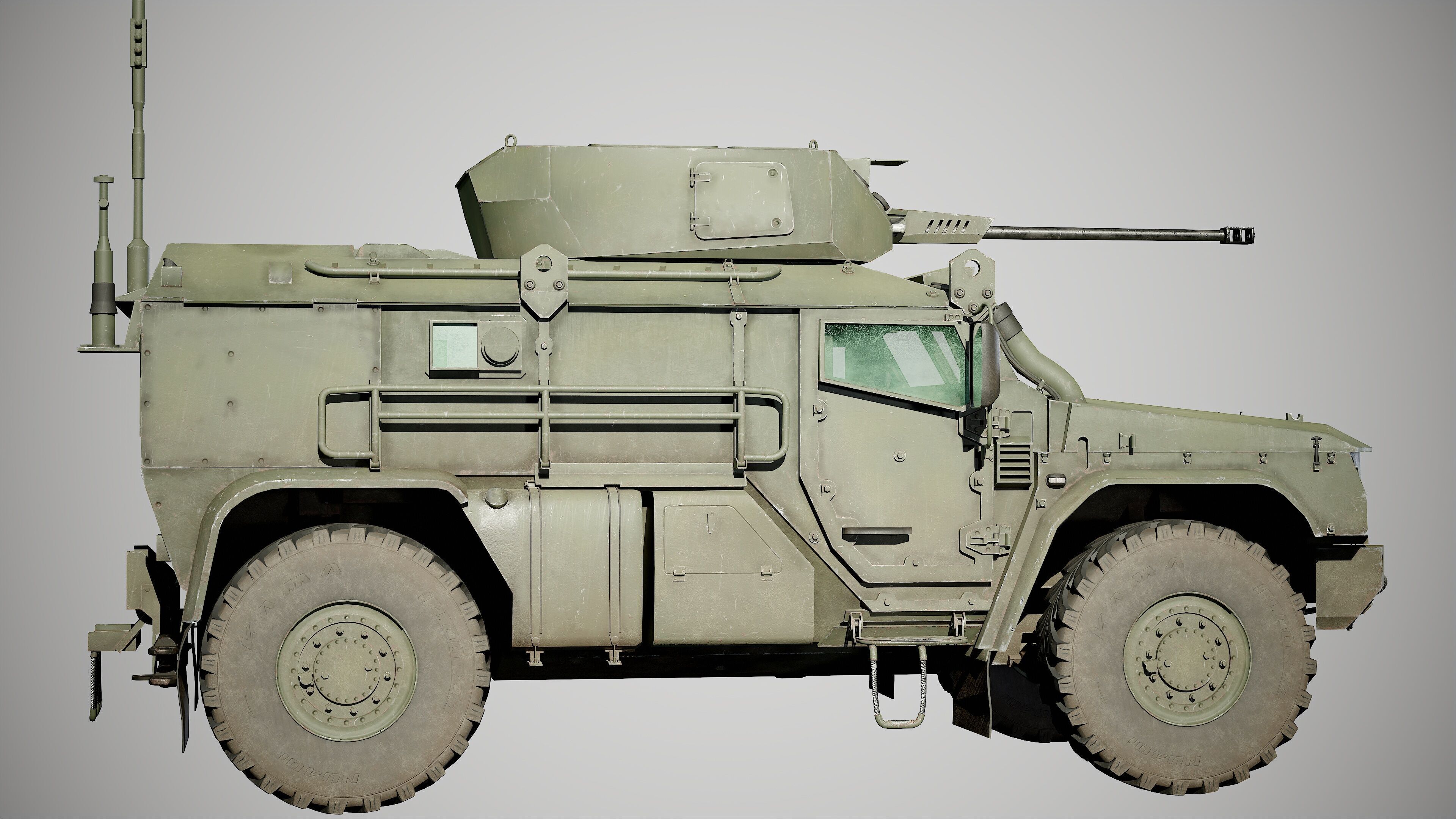 Typhoon VDV Game Ready Model 80K Low-poly 3D model_21