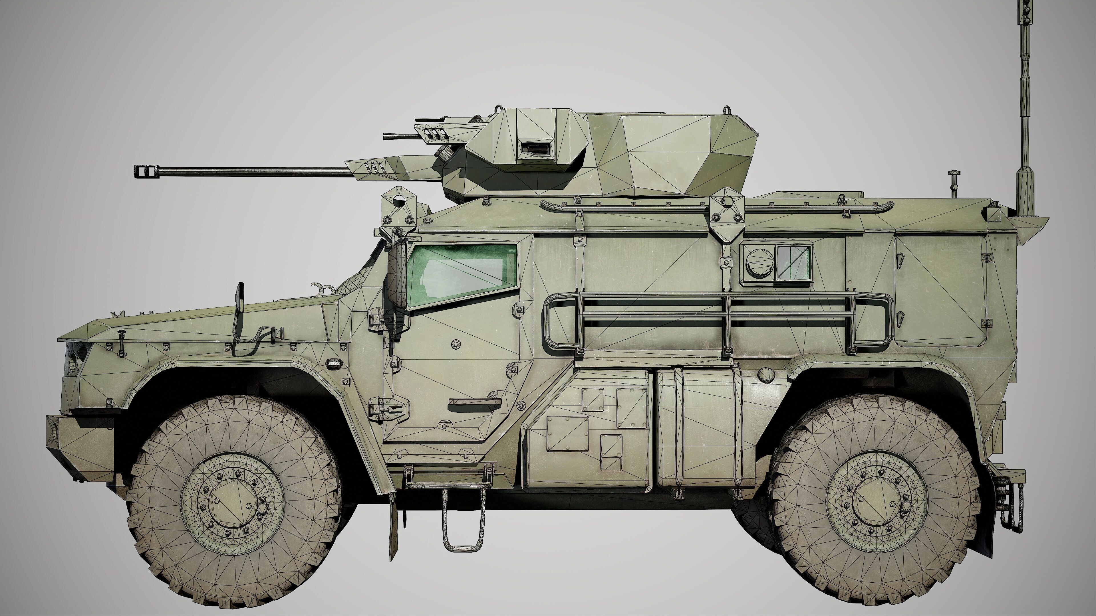 Typhoon VDV Game Ready Model 80K Low-poly 3D model_37