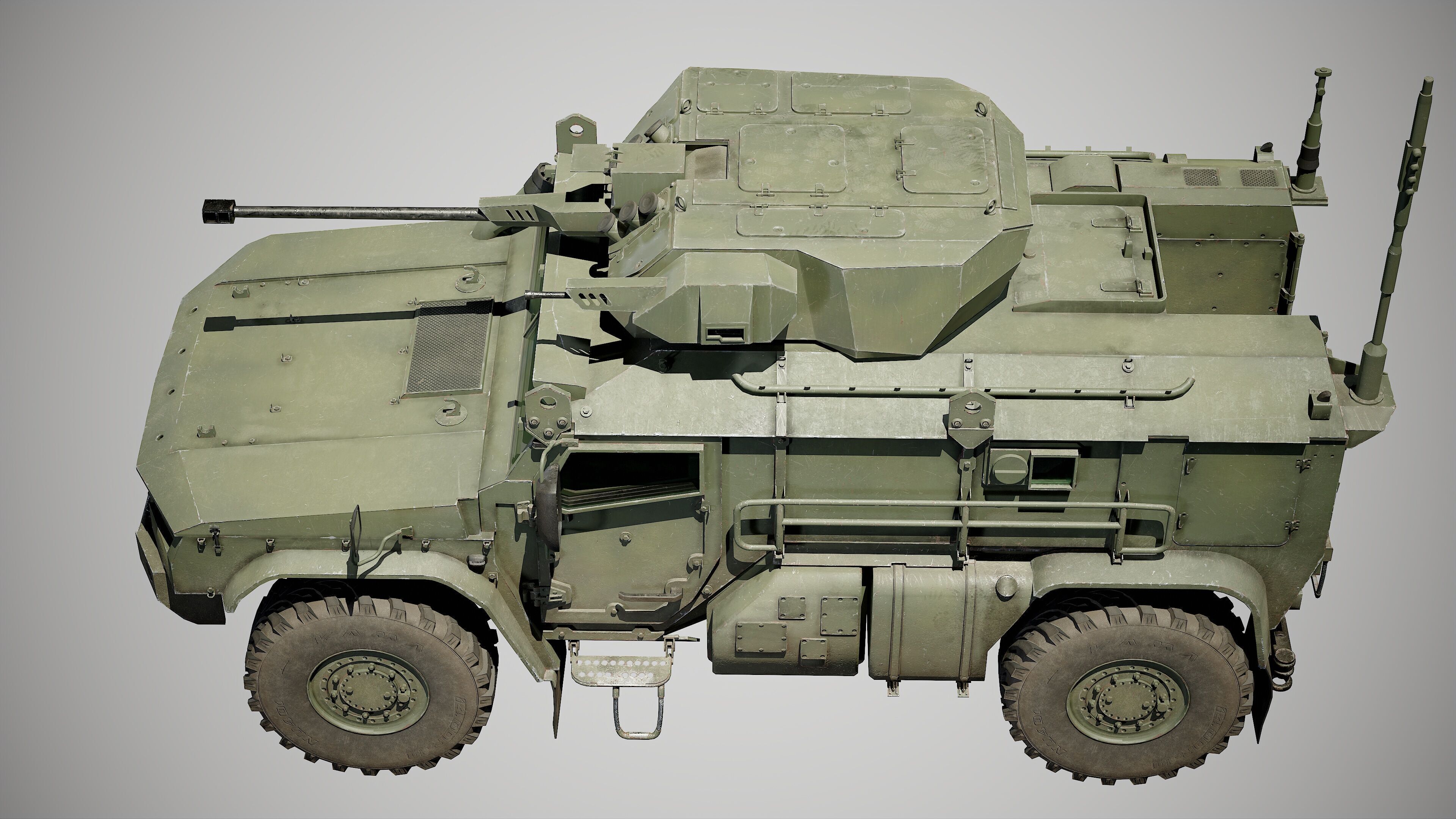 Typhoon VDV Game Ready Model 80K Low-poly 3D model_29