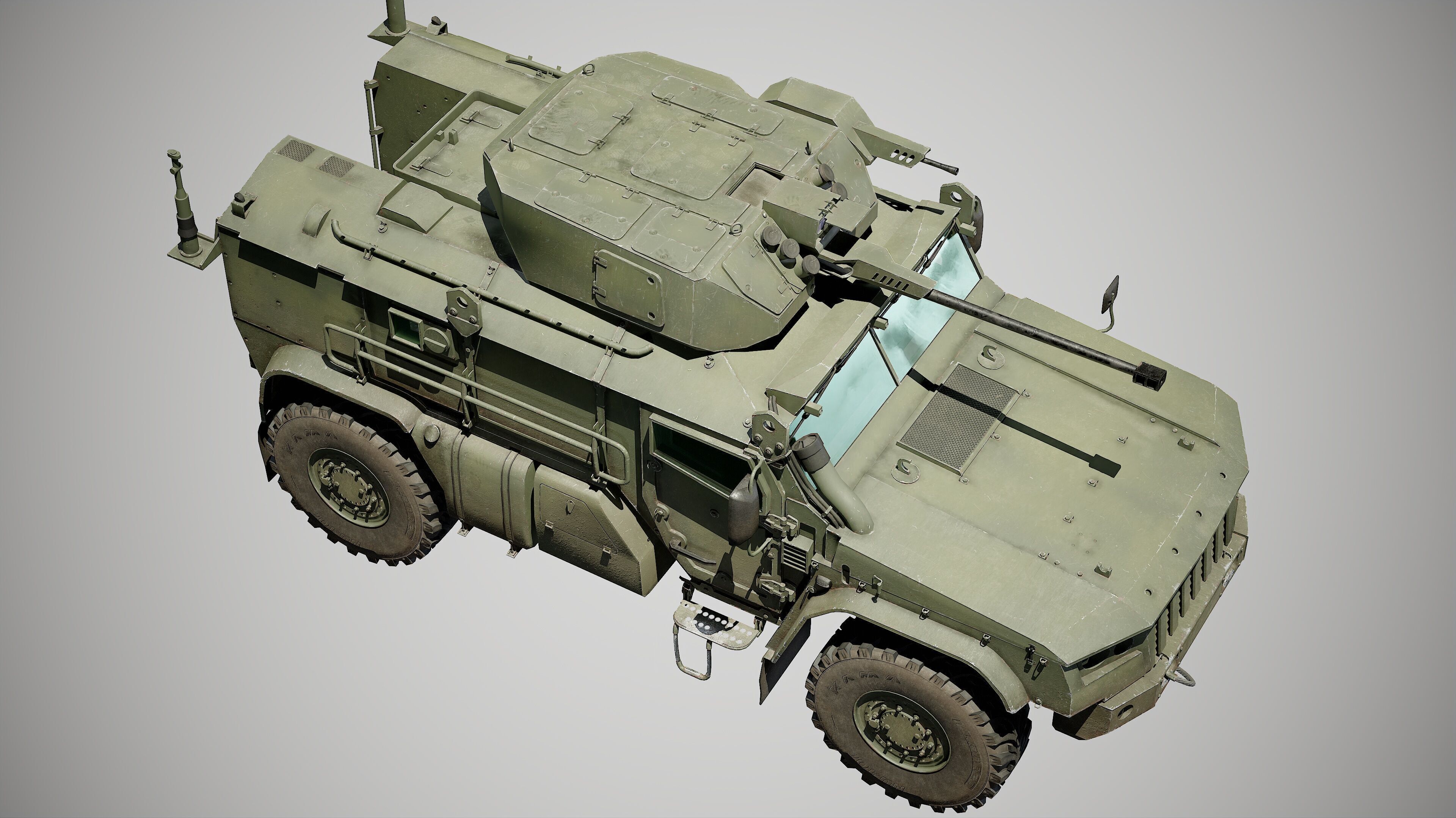 Typhoon VDV Game Ready Model 80K Low-poly 3D model_34