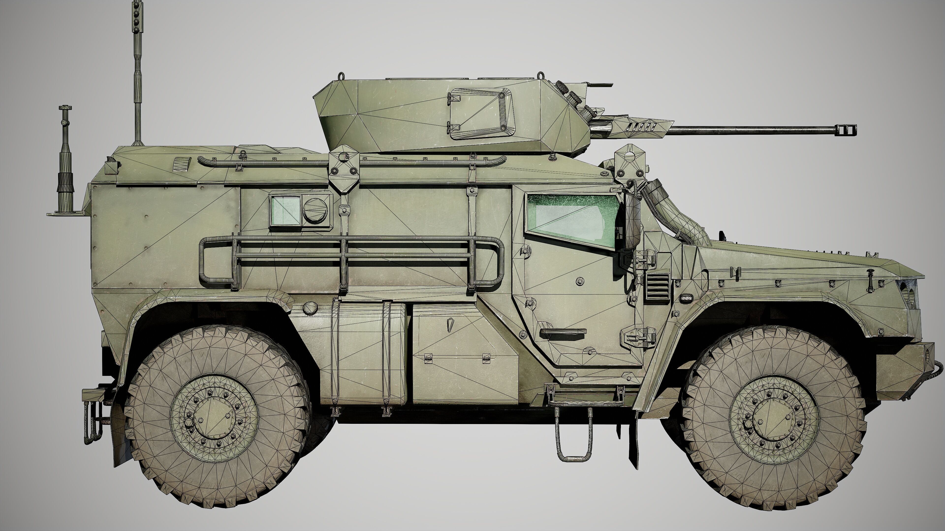 Typhoon VDV Game Ready Model 80K Low-poly 3D model_41