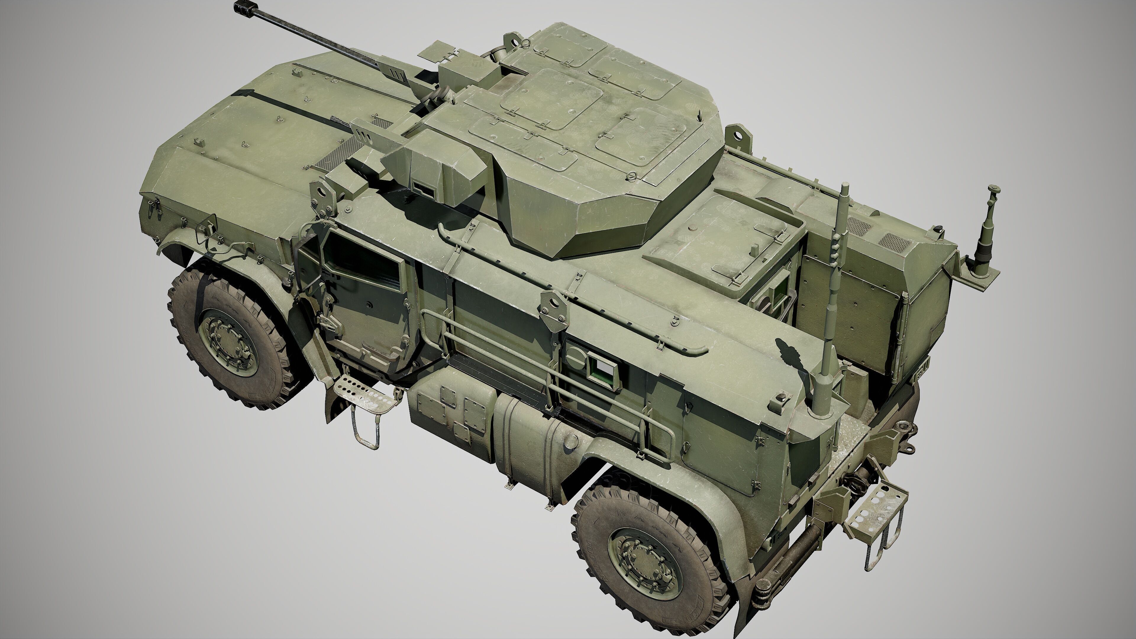 Typhoon VDV Game Ready Model 80K Low-poly 3D model_30