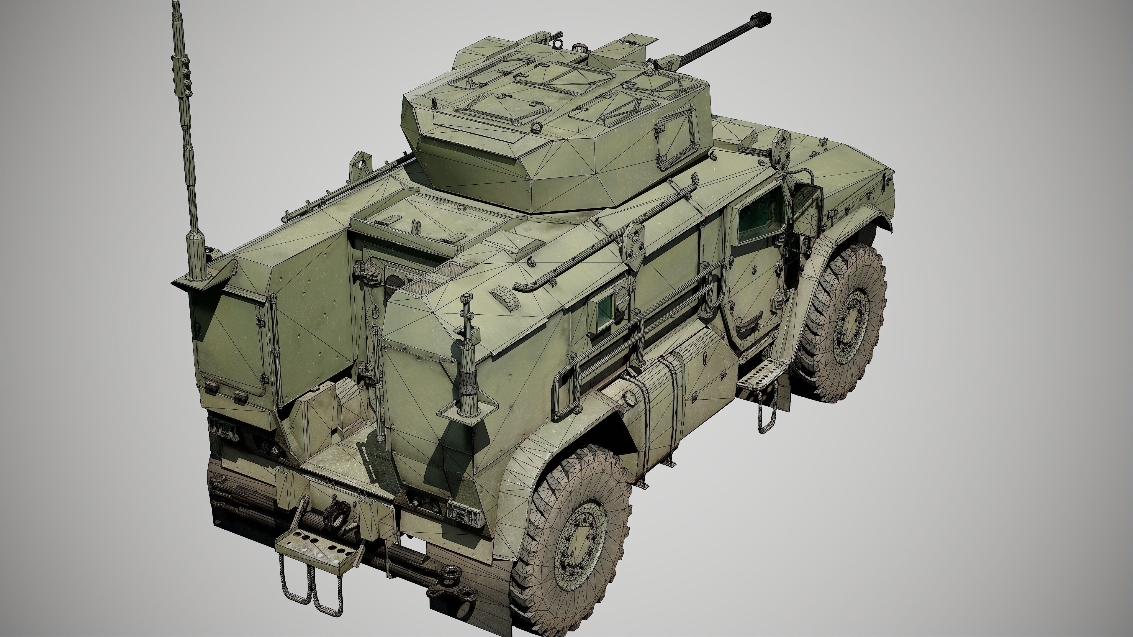 Typhoon VDV Game Ready Model 80K Low-poly 3D model_48