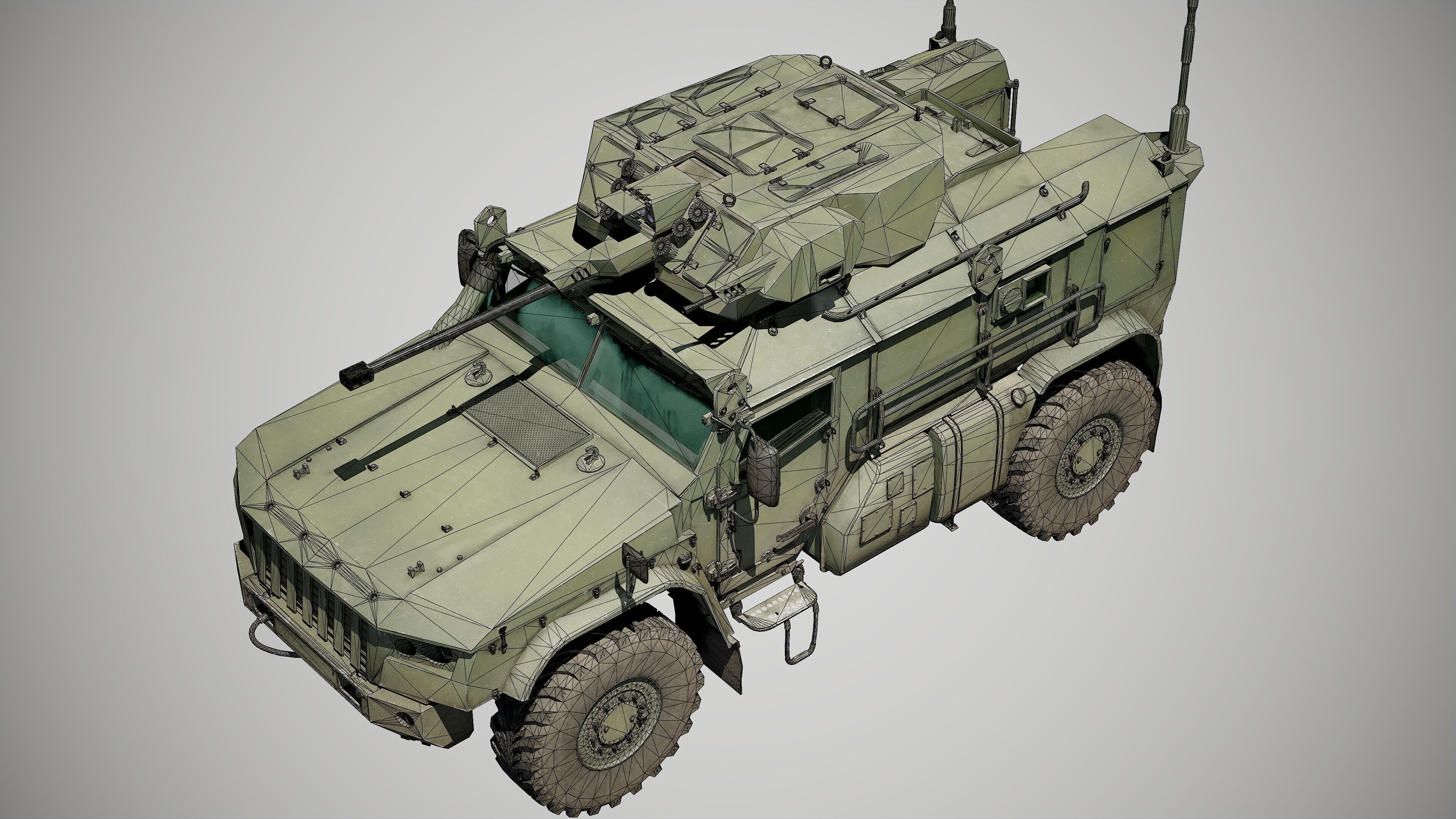 Typhoon VDV Game Ready Model 80K Low-poly 3D model_44