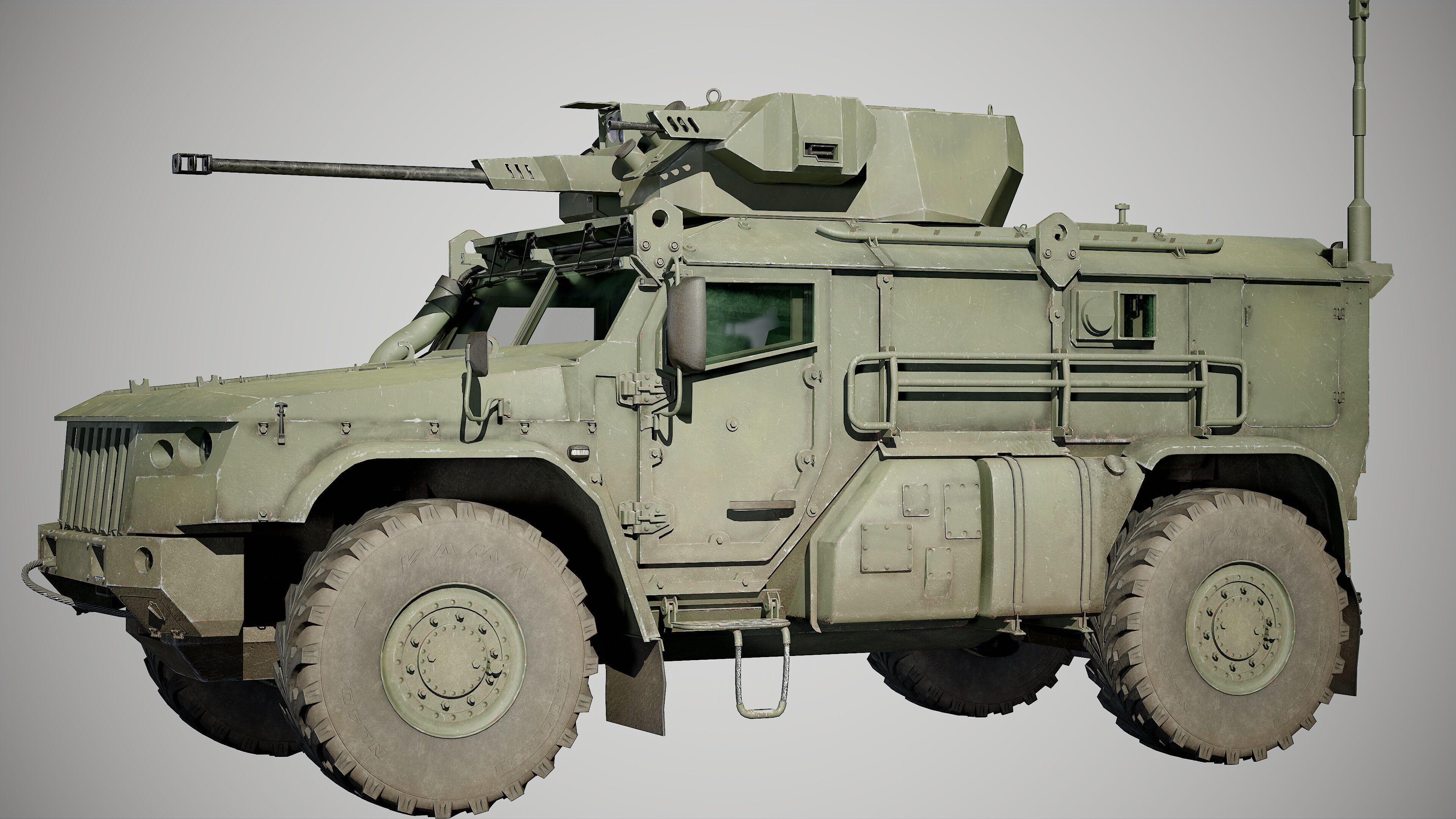 Typhoon VDV Game Ready Model 80K Low-poly 3D model_9