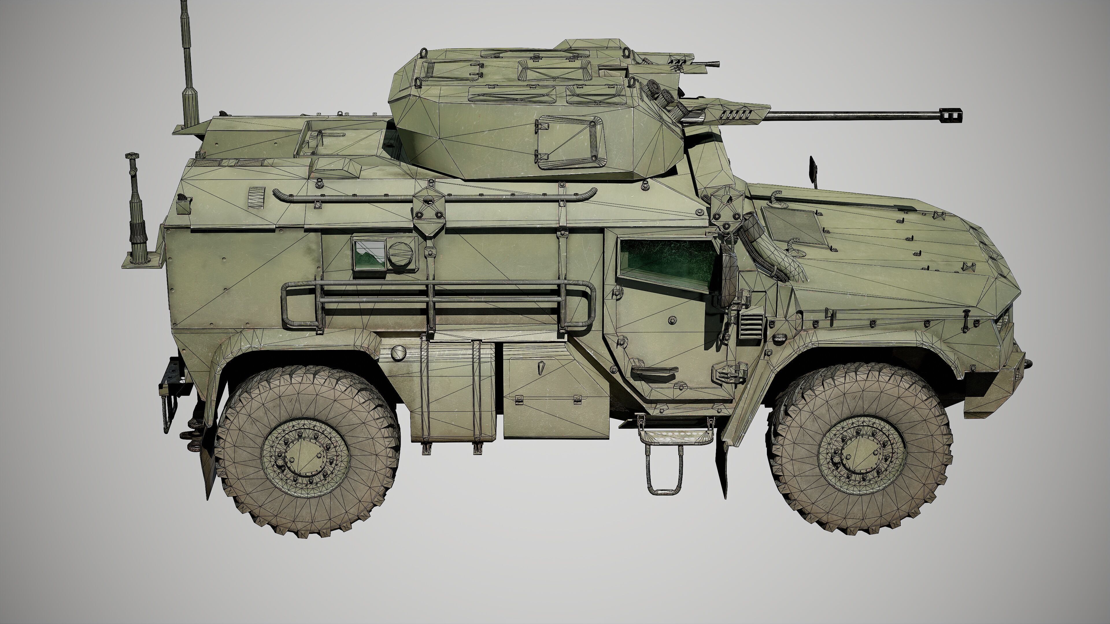 Typhoon VDV Game Ready Model 80K Low-poly 3D model_49