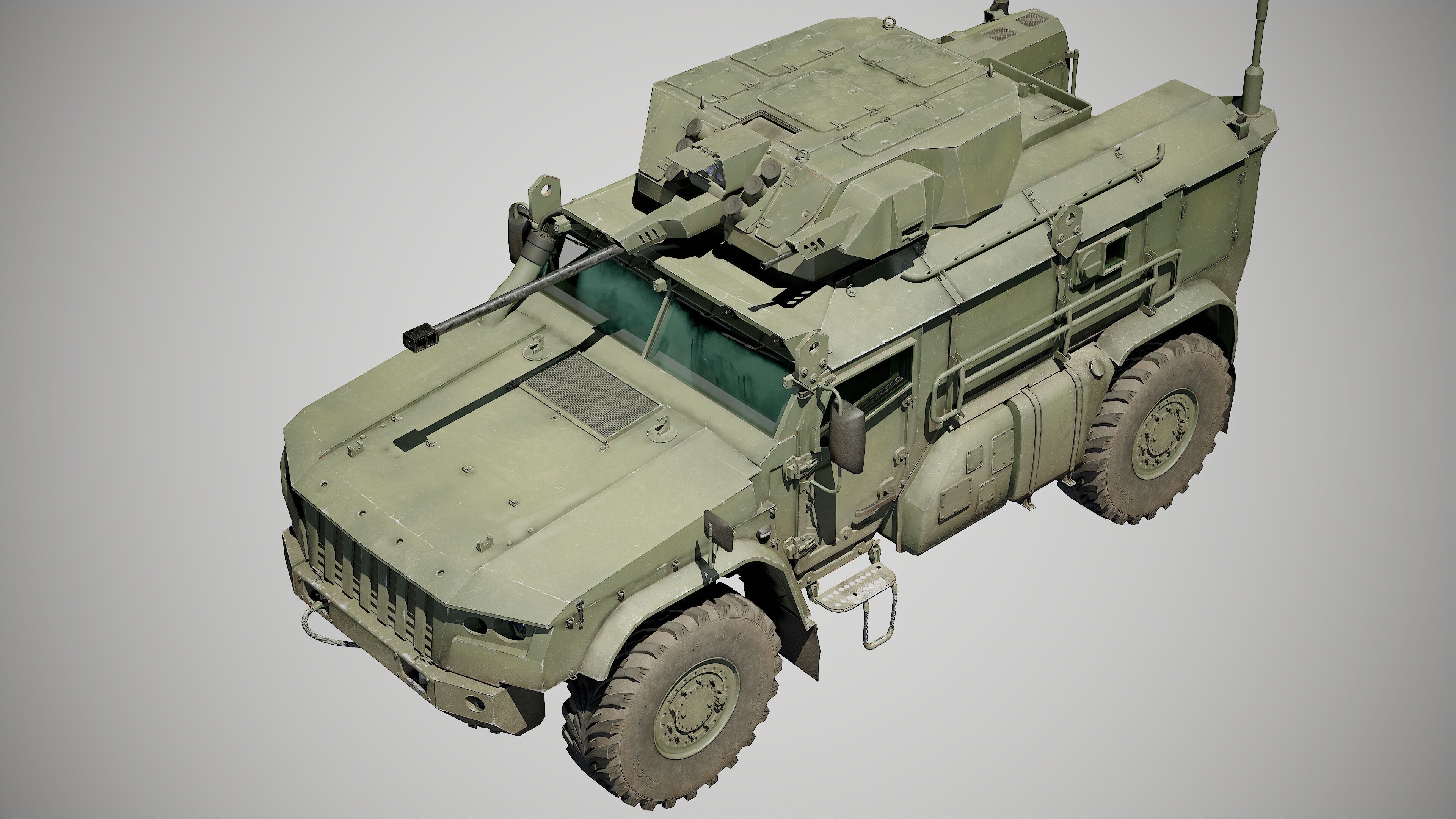 Typhoon VDV Game Ready Model 80K Low-poly 3D model_28