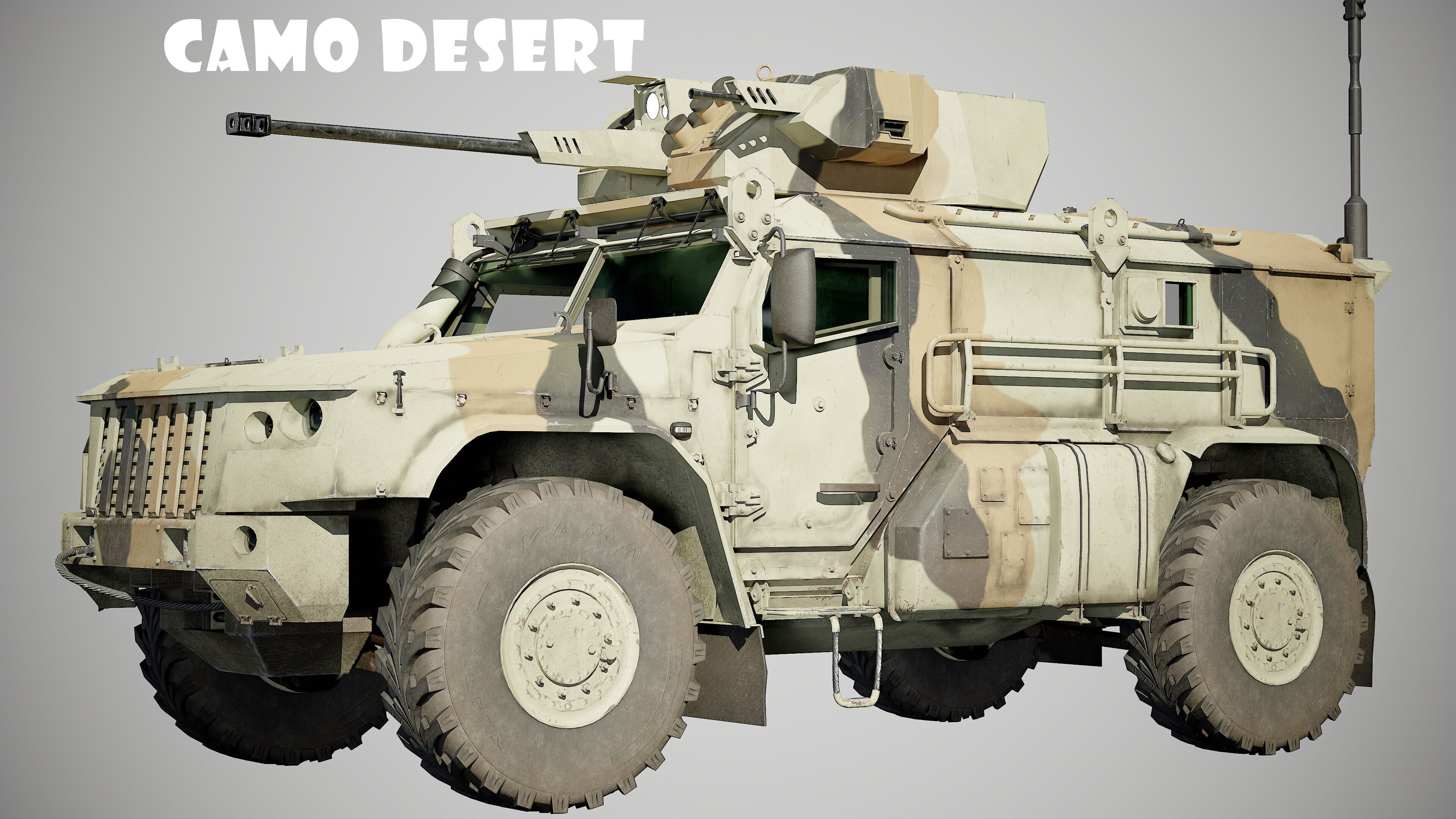 Typhoon VDV Game Ready Model 80K Low-poly 3D model_4