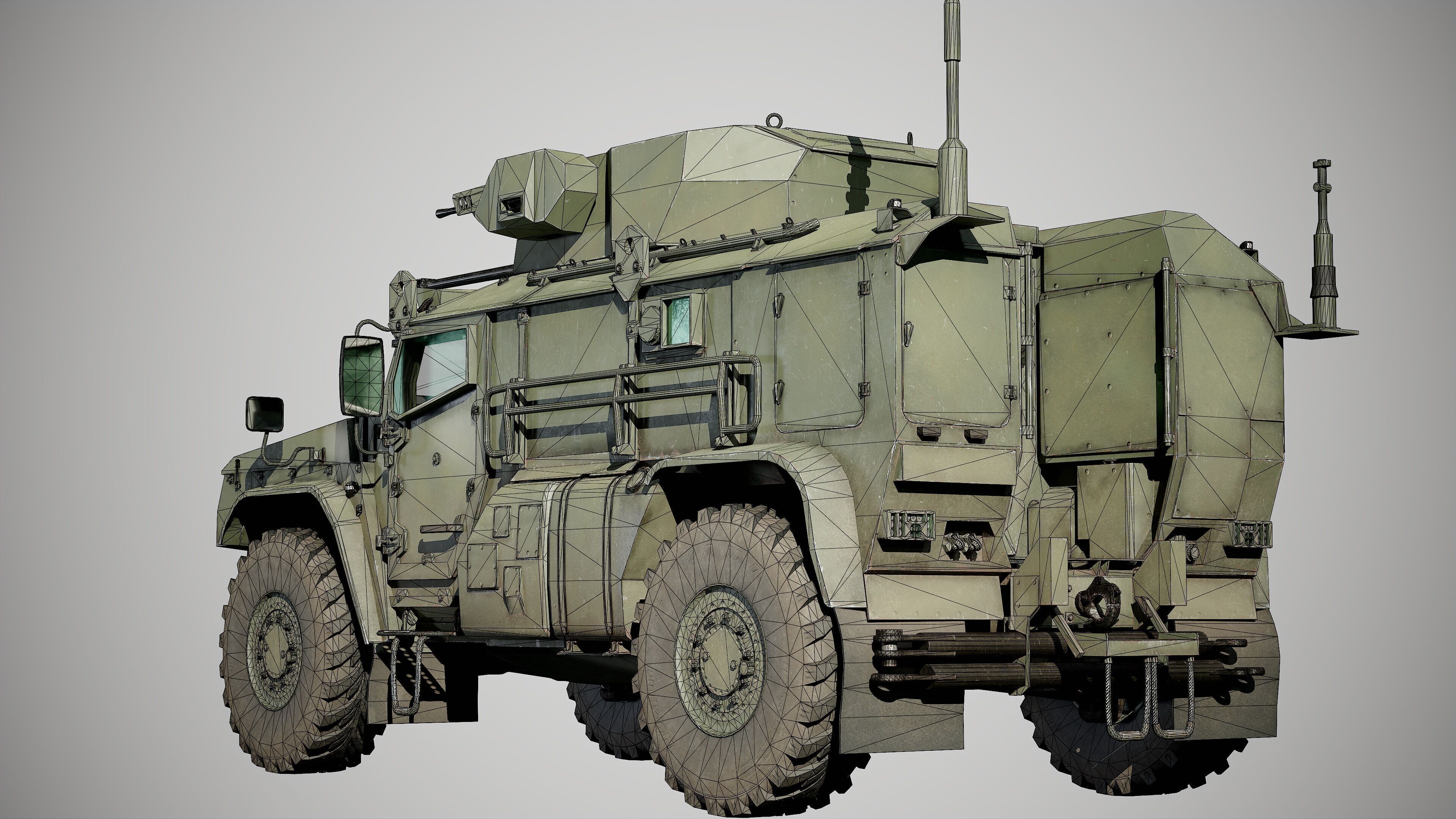 Typhoon VDV Game Ready Model 80K Low-poly 3D model_38