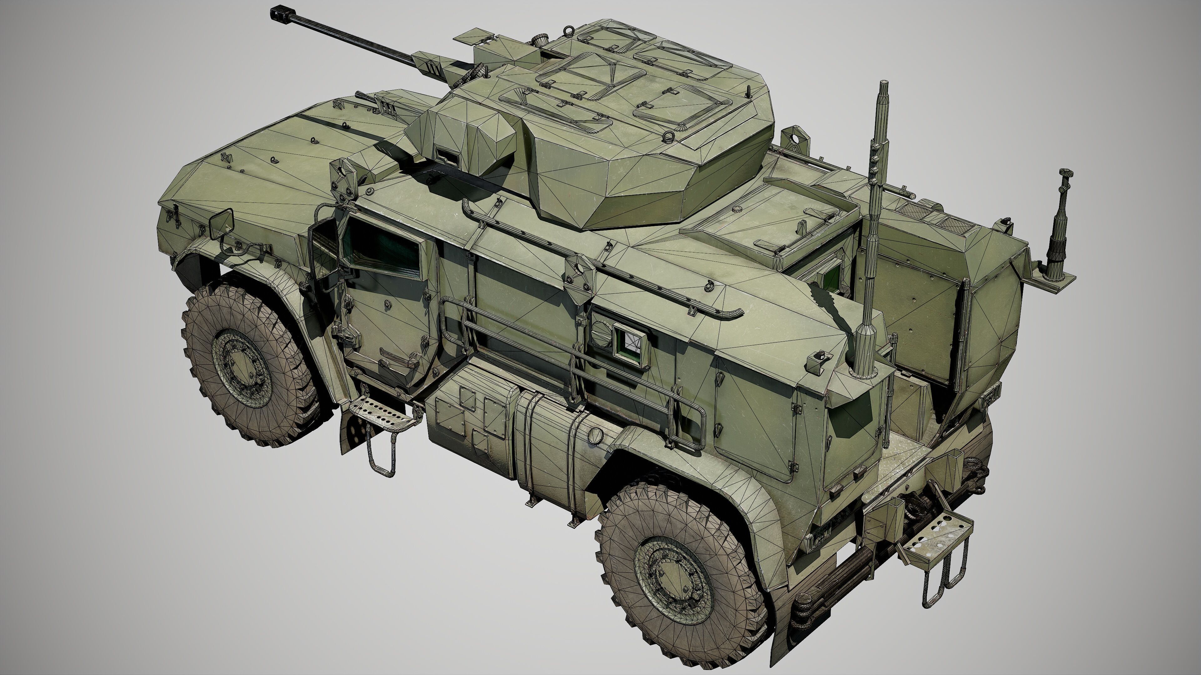 Typhoon VDV Game Ready Model 80K Low-poly 3D model_46