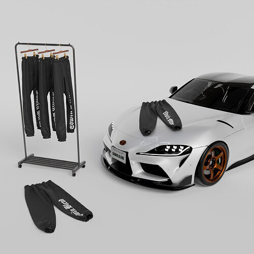 Jogger pants 3D mockup