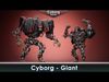 Cyborg Giant Low-poly 3D model_1