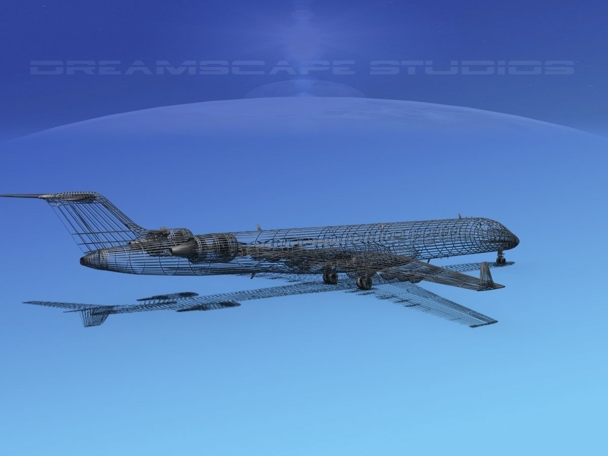 Bombardier CRJ900 Unmarked 2 3D model_13