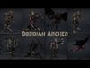 Obsidian Archer Low-poly 3D model_1