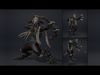 Obsidian Archer Low-poly 3D model_2