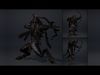 Obsidian Archer Low-poly 3D model_4