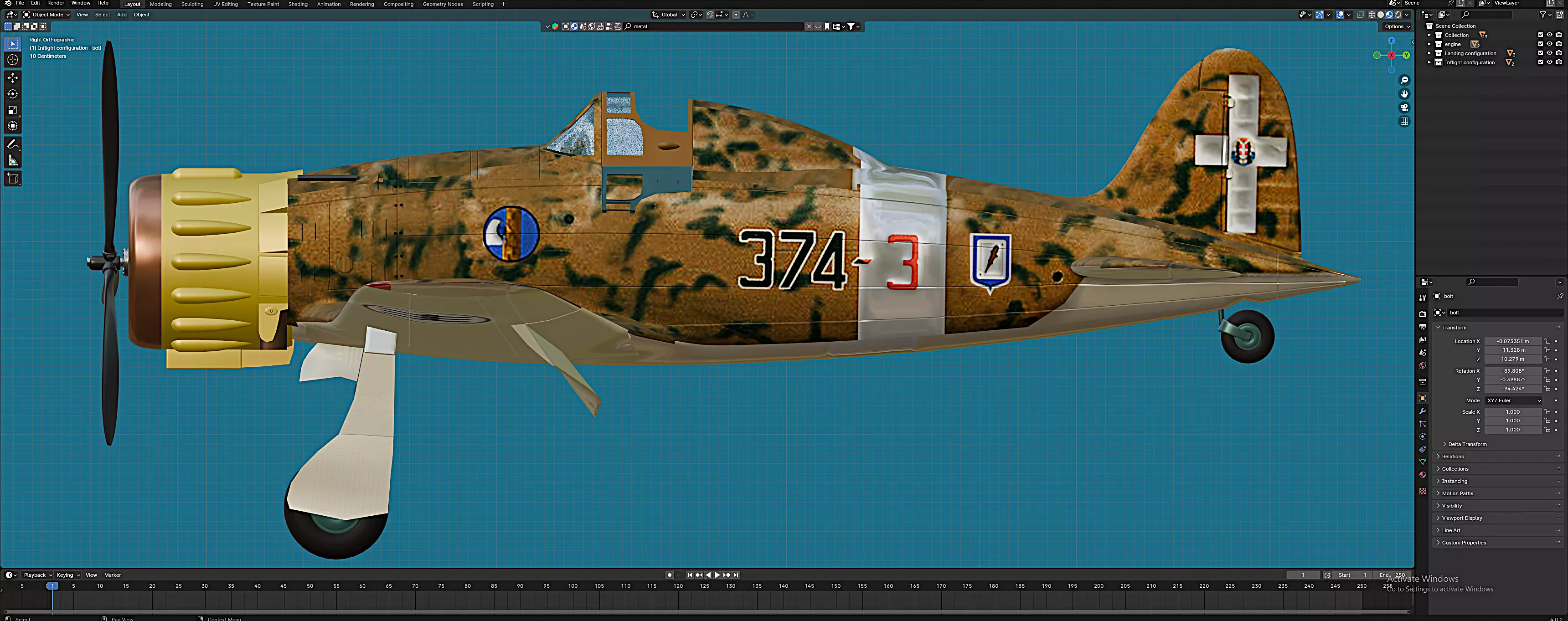 Macchi C-200 Free 3D model