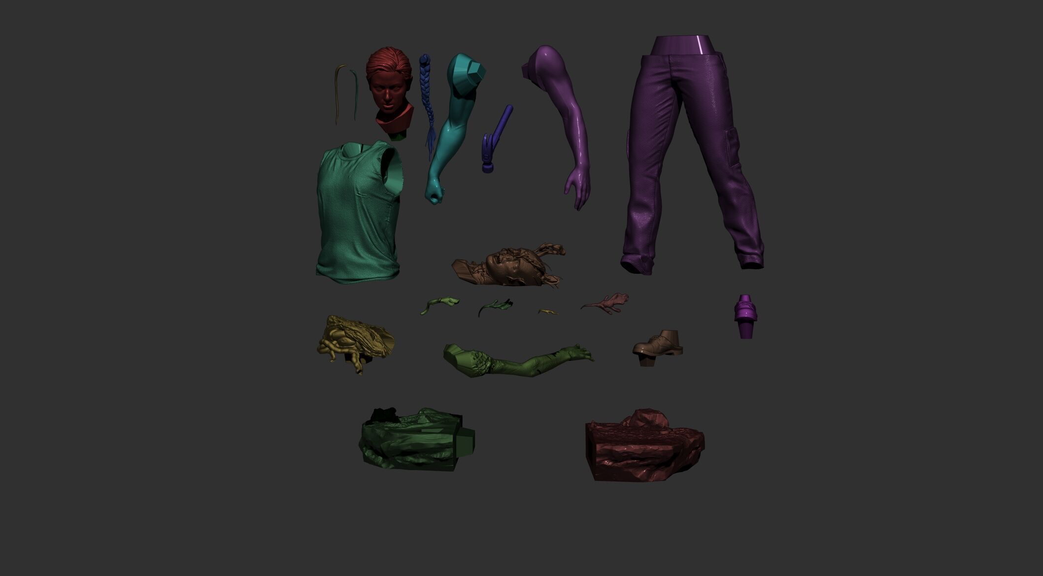 The Last of Us Abby 3D print model_1