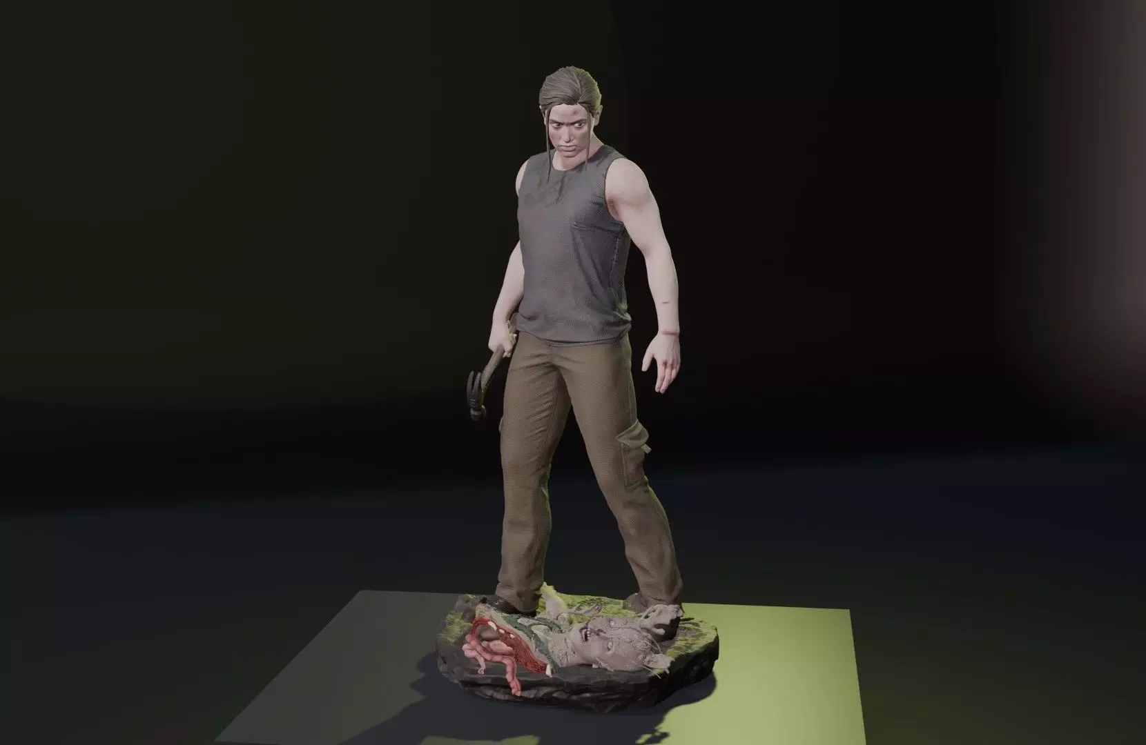 The Last of Us Abby 3D print model_0